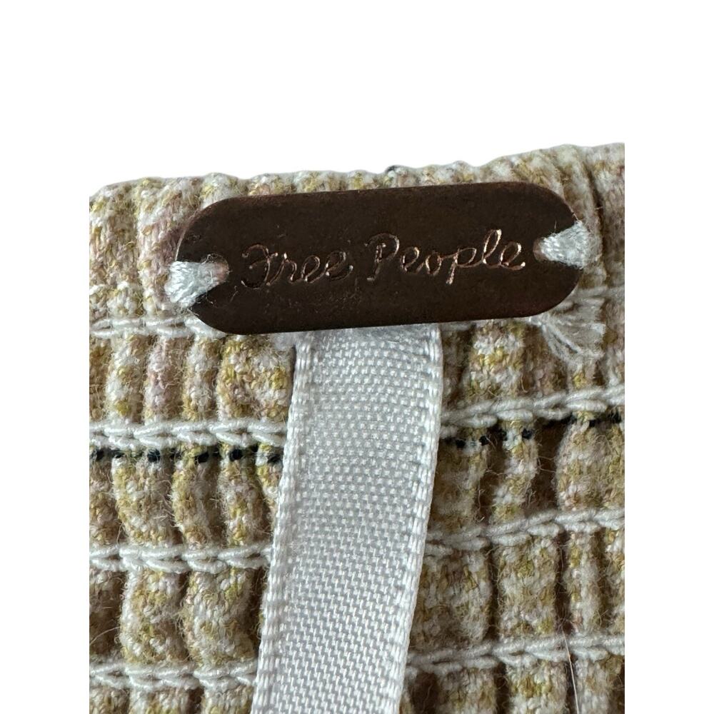 Free People Beige Checkered Crop Top - Picture 9 of 11